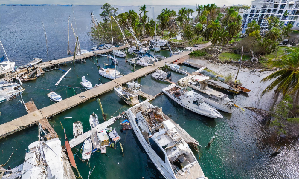 How to sell a hurricane damaged vessels on the spot without having to incur recovery costs_